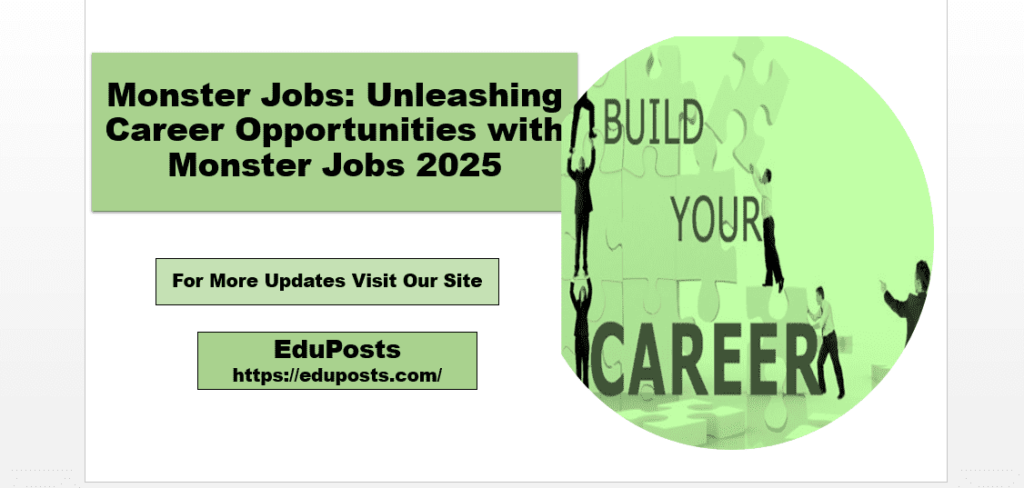 Monster Jobs: Unleashing Career Opportunities with Monster Jobs 2025